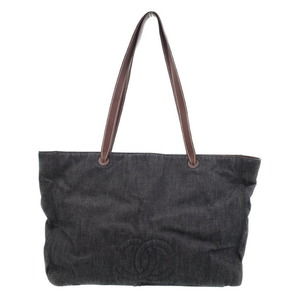 Chanel Cocomark Denim Tote Bag